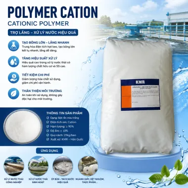 Polymer Cation (CPAM) – Hóa Chất Keo Tụ
