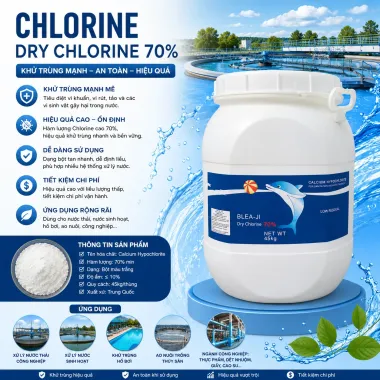 Chlorine 70% Cá Heo Trung Quốc - Calcium Hypochlorite