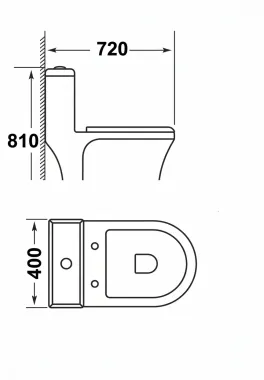 BÀN CẦU 1 KHỐI MODEL V-1066